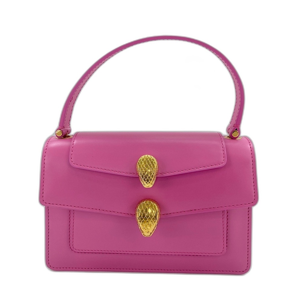 Bulgari BVLGARI Serpenti Handbag Shoulder Bag Pink